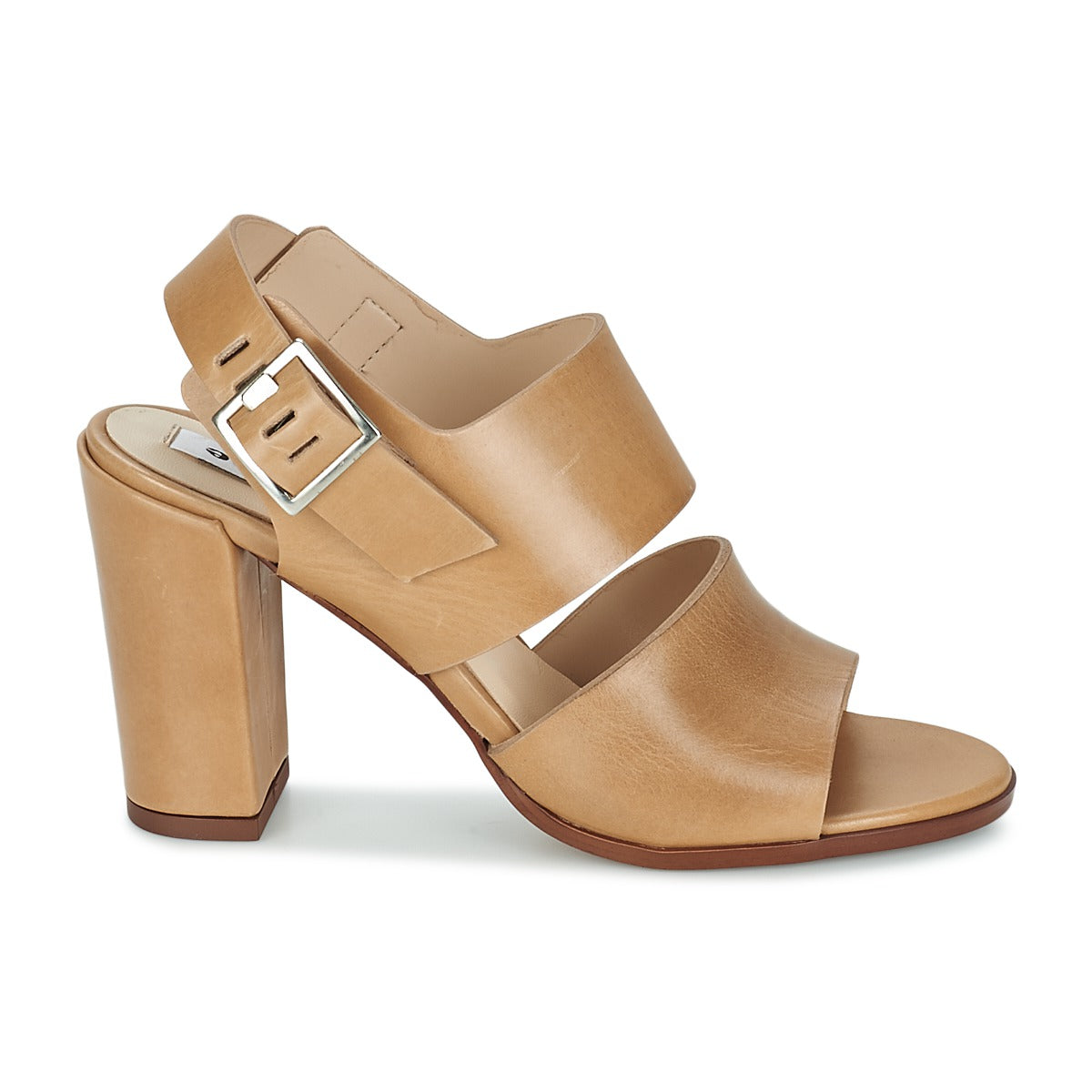 Sandali Donna Dune London  CUPPED BLOCK HEEL SANDAL  Beige